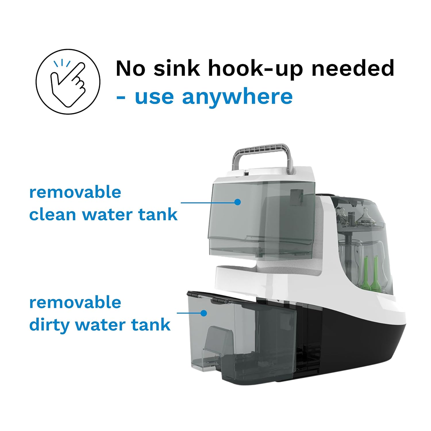 شیشه شور Baby Brezza Bottle Washer - تصویر 5